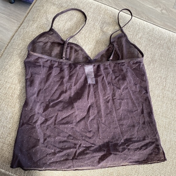 BODAS Swiss dot mesh cami camisole bralet tank tank S small - Picture 4 of 4